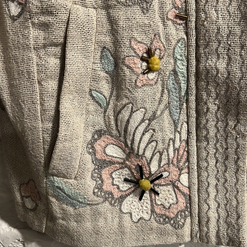 Anthropologie Aquilia Embroidered Jacket - Picture 12 of 13